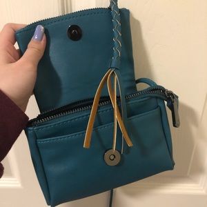 Dark Teal Charming Charlie Crossbody Bag